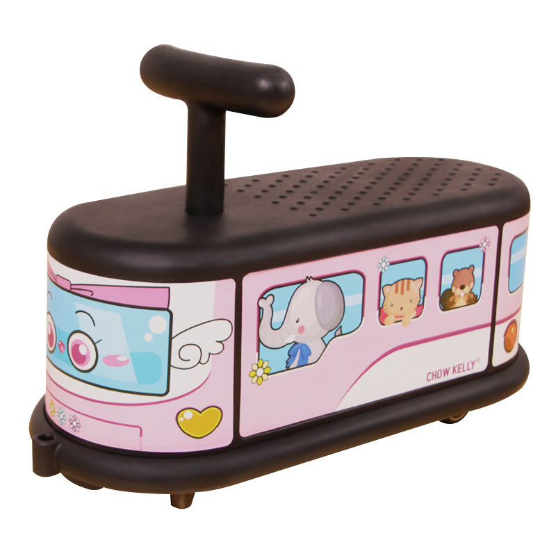 Princess Car Quiet Ride Twist Car for Toddlers - Fun Wiggle Ride-On Toy
