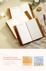 Brown 2-Pack Vintage Floral Embossed PU Leather Journals - 192 Pages Each