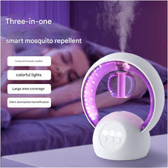 Pink Smart Mosquito Repeller & Humidifier - 3 Modes, Night Light, USB, Quiet Operation