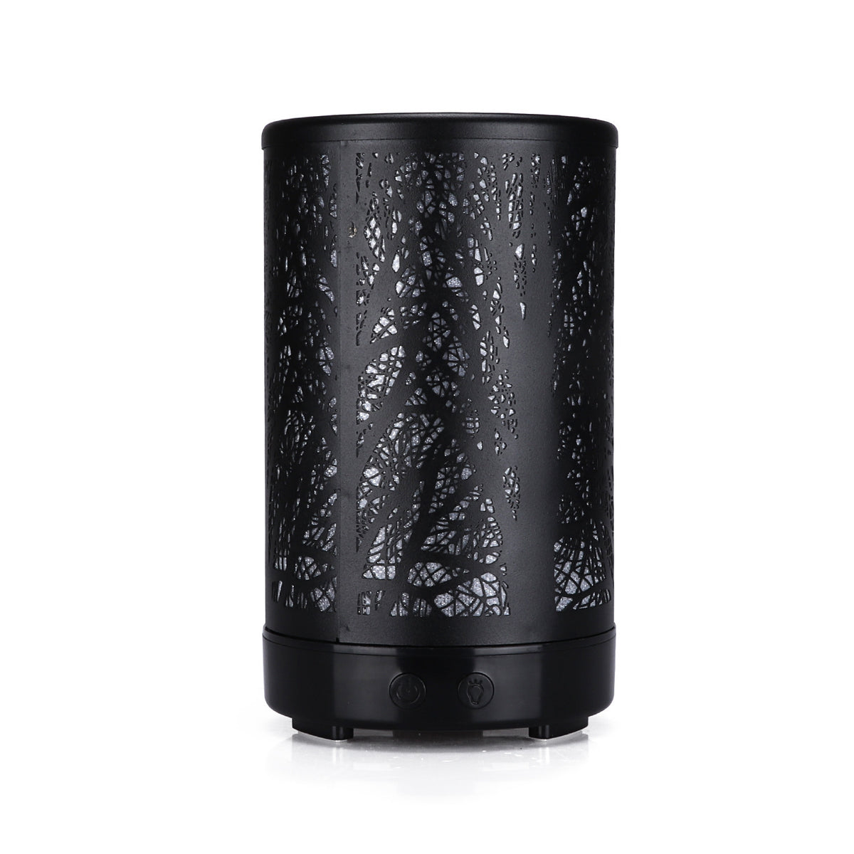 Black Forest Design Iron Essential Oil Diffuser - 7 Color LED Ultrasonic Cool Mist Humidifier 100ml