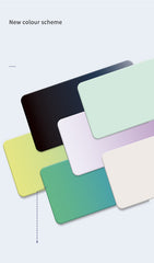 Black-Blue Gradient Premium Large Silicone Mouse Pad - Non-Slip, 600x300mm for Office and Gaming