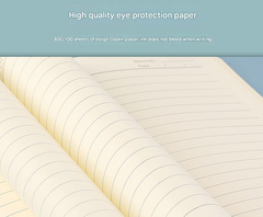 Blue Premium A5 Three-Fold Notebook Gift Set with 16GB USB and Pen