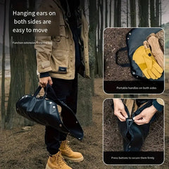 92 x 104 cm Hexagonal Double-Sided Silicone Fireproof Mat for BBQ and Camping