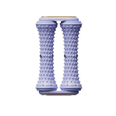 Purple Ergonomic Dual Foot Massage Roller - Deep Tissue Relief for Plantar Fasciitis, Arch Pain & Tired Feet