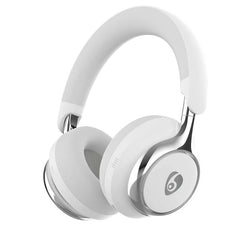 White Premium Wireless ANC Headphones - Bluetooth 5.4, 32H Playtime, Foldable Over-Ear Design, Comfort Earpads for Travel & Gaming