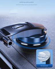 Black Universal Car Phone Mount Holder - 360° Rotation with Upgraded Suction Cup for Dashboard & Windscreen