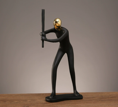 Collectible Sports Figurine Blind Box - Modern Resin Athlete Statue for Home Office Decor