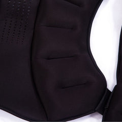 Black Premium Adjustable Weighted Vest for Strength Training, Running, and Cardio Fitness(5KG)