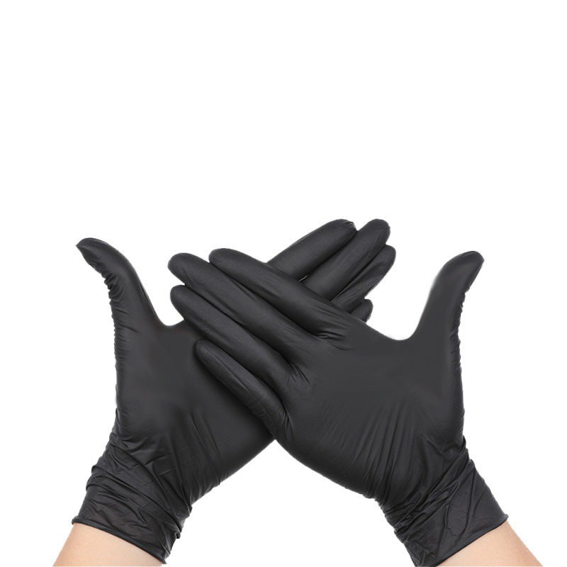 100 Pairs Black Premium Disposable Nitrile Gloves - Powder-Free & Extra Durable for Multi-Purpose Use(M)