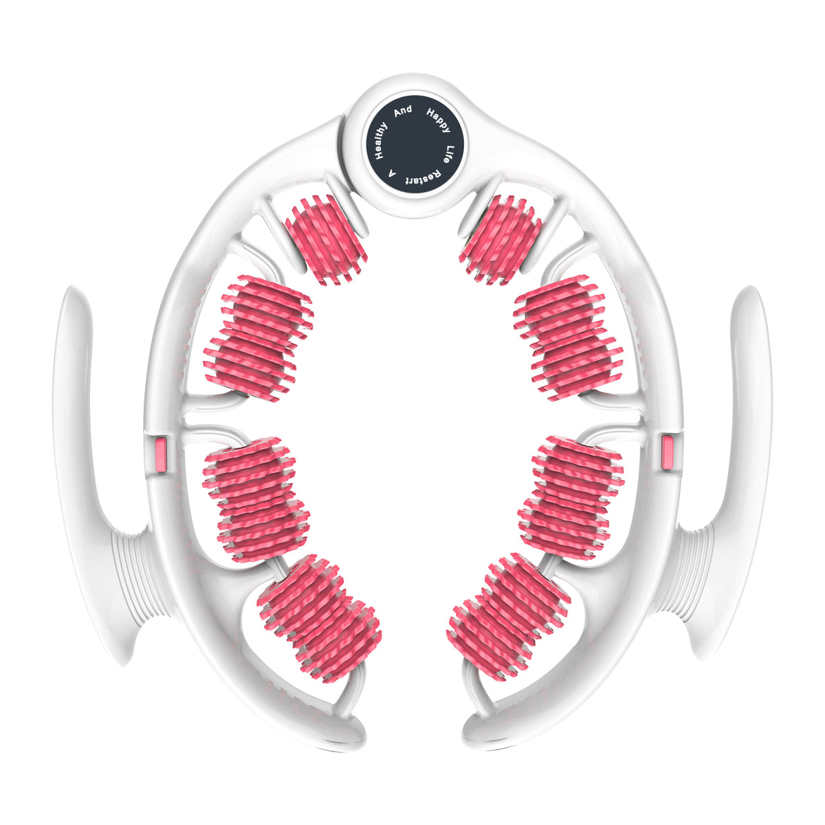 Pink U-Shape 360 Degree Massage Roller - Multi-Functional Leg, Arm & Neck Massager for Muscle Relief & Recovery