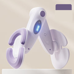 Purple Smart Kegel & Thigh Master with Digital Counter - Adjustable Pelvic Floor Trainer for Women's Home Workout