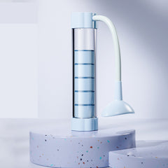 Blue Adjustable Breathing Exerciser & Respiratory Muscle Trainer - Lung Capacity, Core & Pelvic Floor Fitness Tool