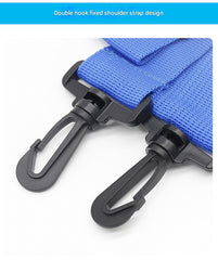 Red Compact Golf Club Carrier - Lightweight Sunday Practice Bag for Driving Range