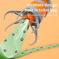 Portable Pet Waste Scooper - Compact & Hygienic Poop Picker for Dogs & Cats On-the-Go