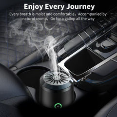 Portable Electric Oud Bukhoor Incense Burner with Speaker - USB Rechargeable Aroma Diffuser for Car and Home - Fits Australian Cup Holders - 98mm