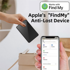 Ultra-Slim 2mm Glass Card Tracker for iOS - Global GPS Location Finding for Wallet, Keys, and Luggage