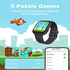 Blue Kids Smart Watch Fitness Tracker with Pedometer Heart Rate Monitor and 14 Sport Modes IP68 Waterproof Watch for Boys and Girls