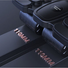 Orange 4-Wheel Automatic Rebound Ab Roller with 8 Elbow Support - Core Trainer  for Home Abdominal Muscle Workout (Beginner-Friendly)