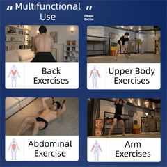 1-Pair Black Cordless Battle Ropes for Strength and Conditioning Training - Professional Muscle Power Workout System