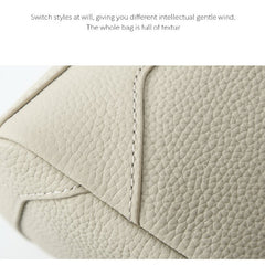 Caramel color Women Genuine First Layer Cowhide Boston Bag Fashionable Handheld Crossbody Shoulder Bag with 115cm Adjustable Strap