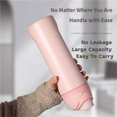 24oz Blue Large Thermal Water Bottle with Dual-Sipping Lid & Built-in Straw - Leak-Proof 304 Stainless Steel Outdoor Sports Flask