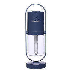 Dark blue 360 Rotating USB Humidifier with Star Projector - 200ml Portable Cool Mist Maker,  Quiet Desktop Air Diffuser for Bedroom and Office