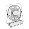 Black Portable Desk Fan with Digital Display - Transparent Style Adjustable Table and Hanging Fan with USB Charging for Bedroom, Office, Study and Travel