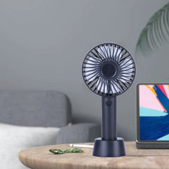 Mini USB Rechargeable Portable Fan with Table Stand