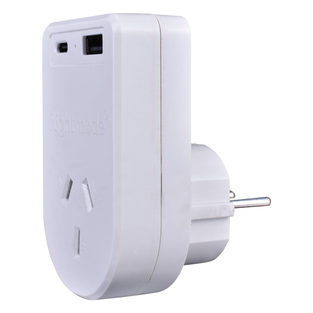 Flightmode Outbound AU/NZ to USA/CANADA Travel Adaptor with USB Type C & A