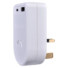 Flightmode Outbound AU/NZ to UK/HONG KONG Travel Adaptor with USB Type C & A