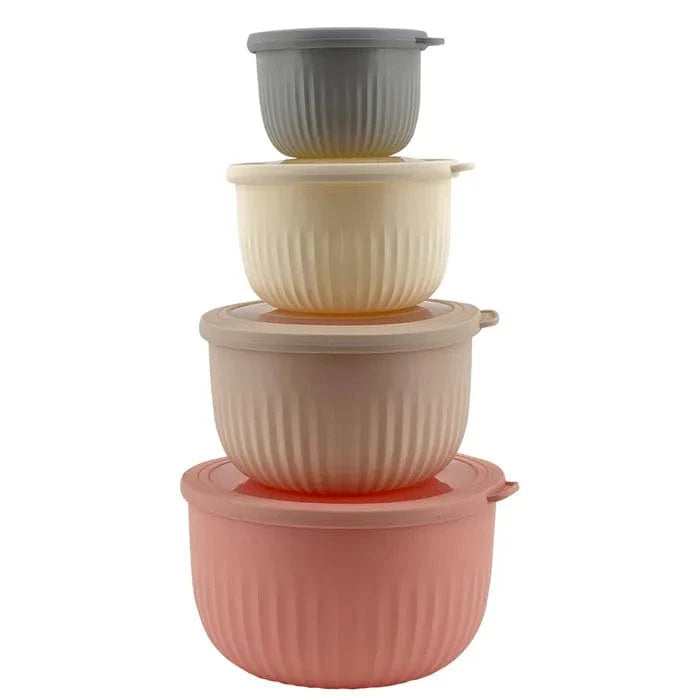 Cook Easy 4PC Round Nested Food Storage Set-ACT