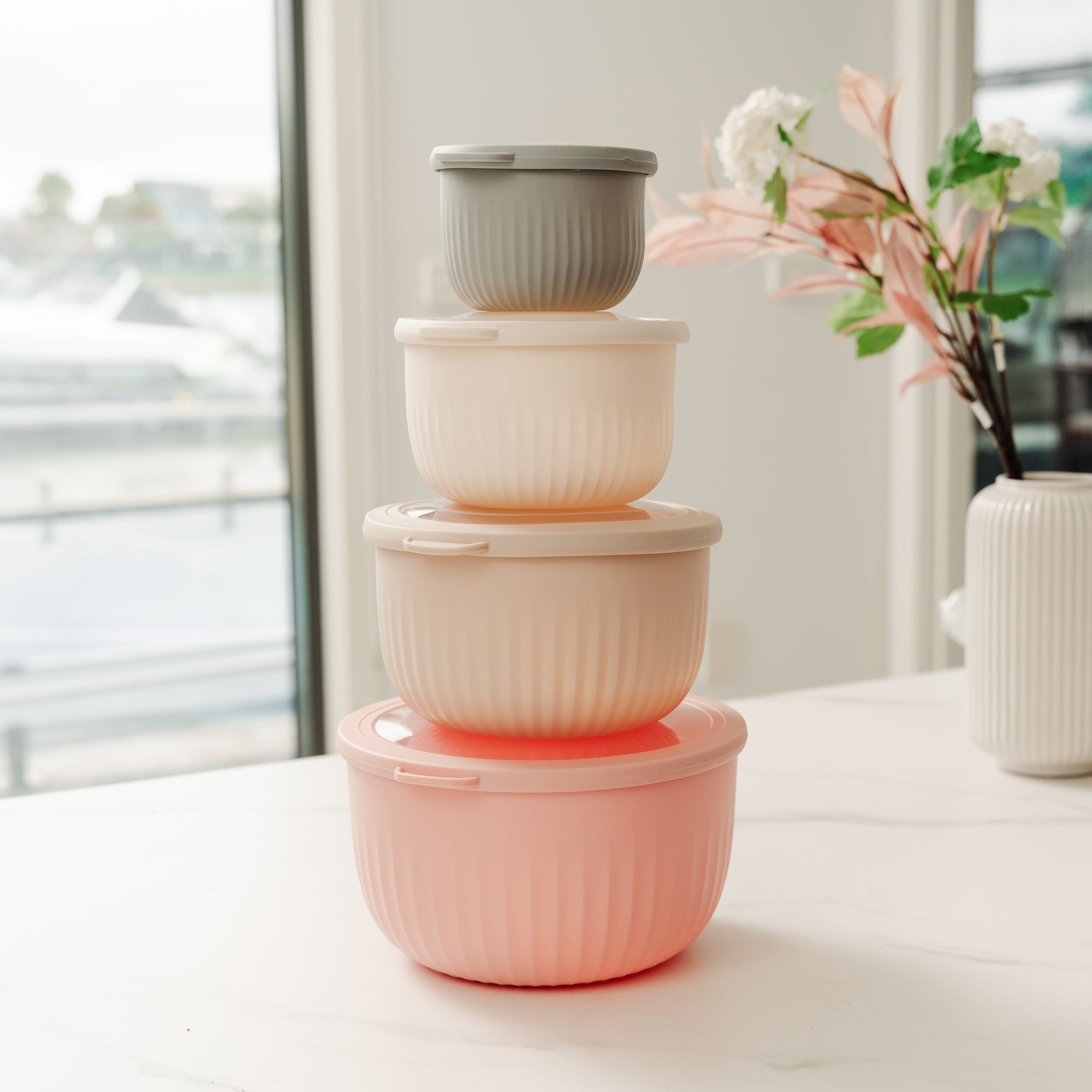 Cook Easy 4PC Round Nested Food Storage Set-QLD_Rural