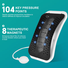 Adjustable Air Lumbar Spine Reliever – Inflatable Back Stretcher with Acupressure & Magnets