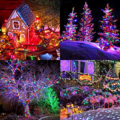 600 Low Voltage LED Bluetooth Control Fairy Lights Christmas Decoration Multicolor-TAS_Rural