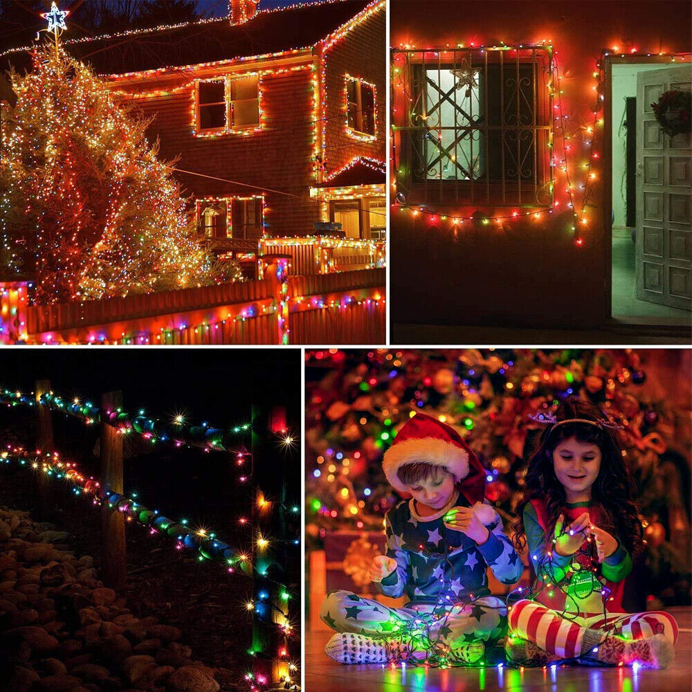 600 Low Voltage LED Bluetooth Control Fairy Lights Christmas Decoration Multicolor-TAS_Rural