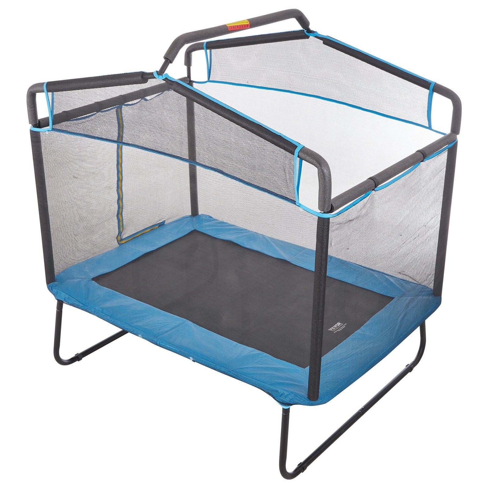 VEVOR 6FT Trampoline for Kids, 72" Indoor/Outdoor Toddlers Trampoline, Mini Baby Trampoline with Safety Enclosure Net, Gymnastics Bar, Hammock, Recreational Trampoline Birthday Gift for 3+ Years Kids