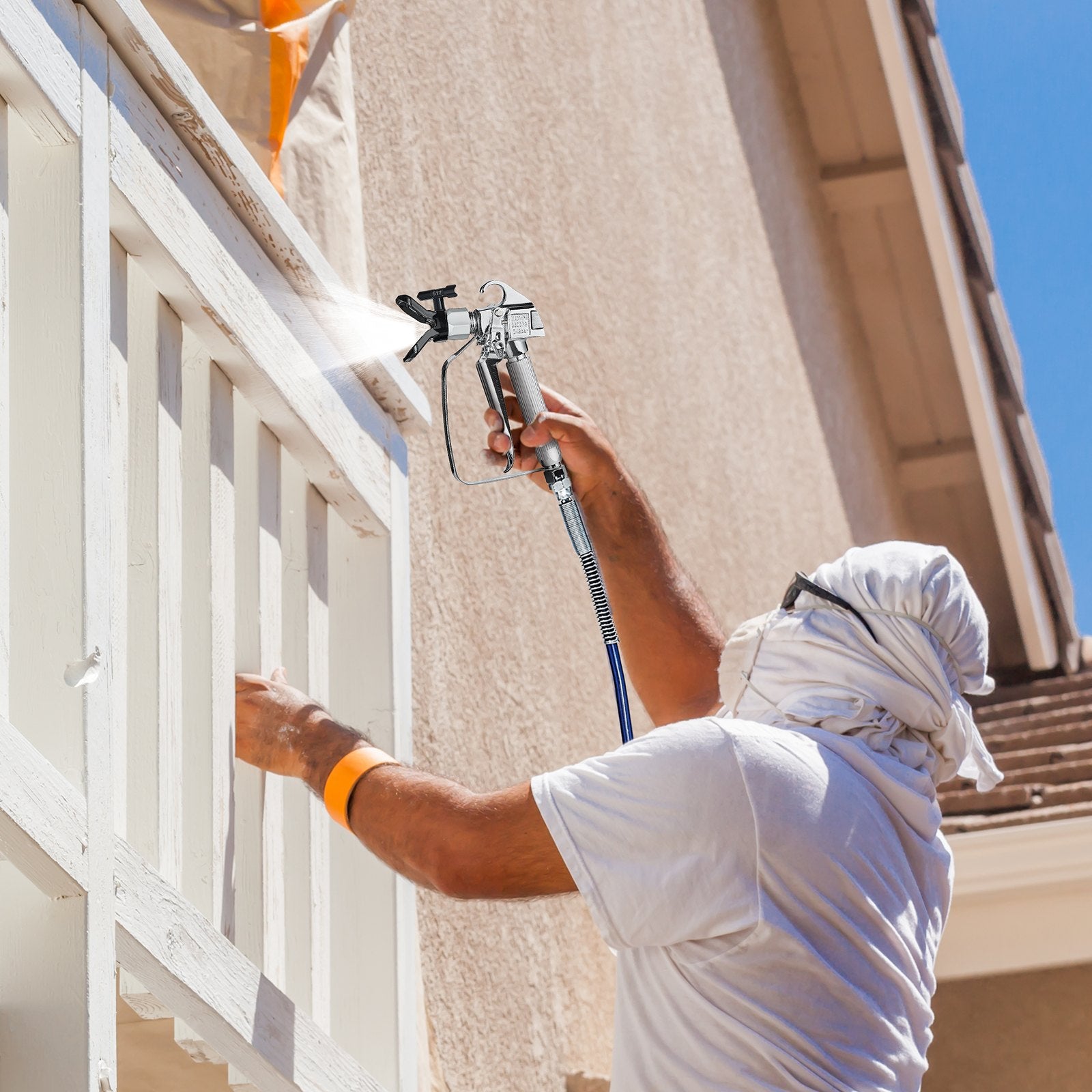 VEVOR Airless Paint Spray Gun 3600PSI High Pressure Airless Spray Gun 517 Tip