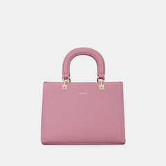 Bagco Valette Leather Satchel-Pink