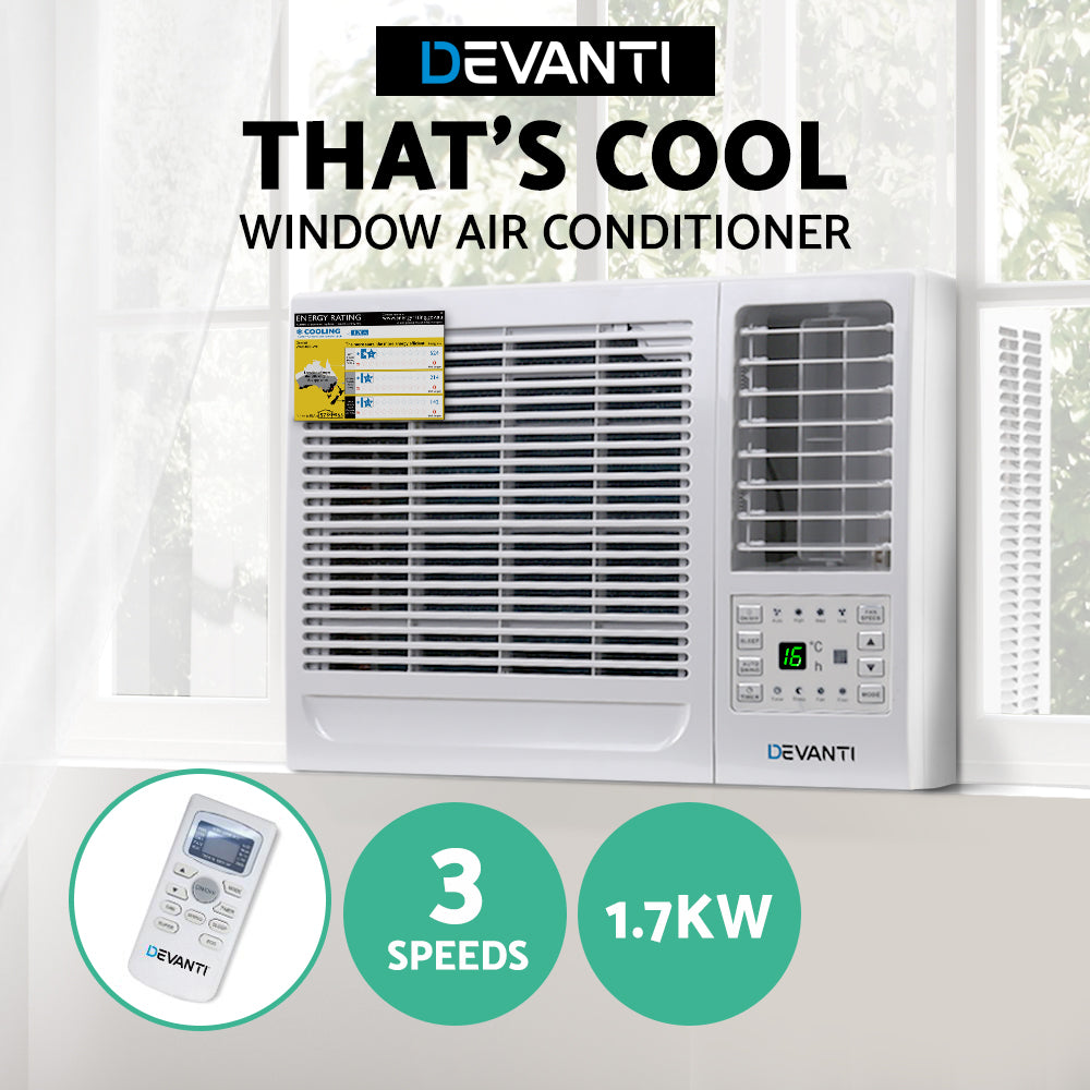 Devanti Window Air Conditioner 1.7kW-ACT