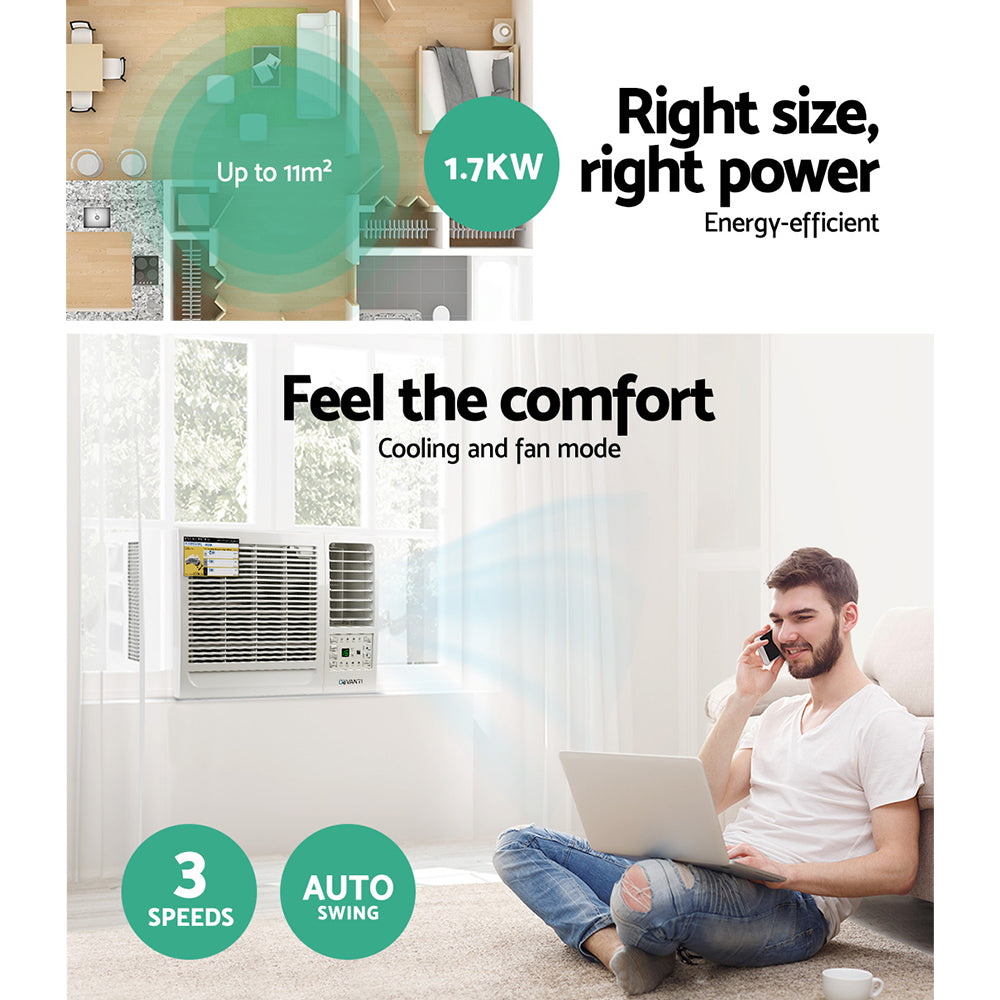 Devanti Window Air Conditioner 1.7kW-QLD_Metro