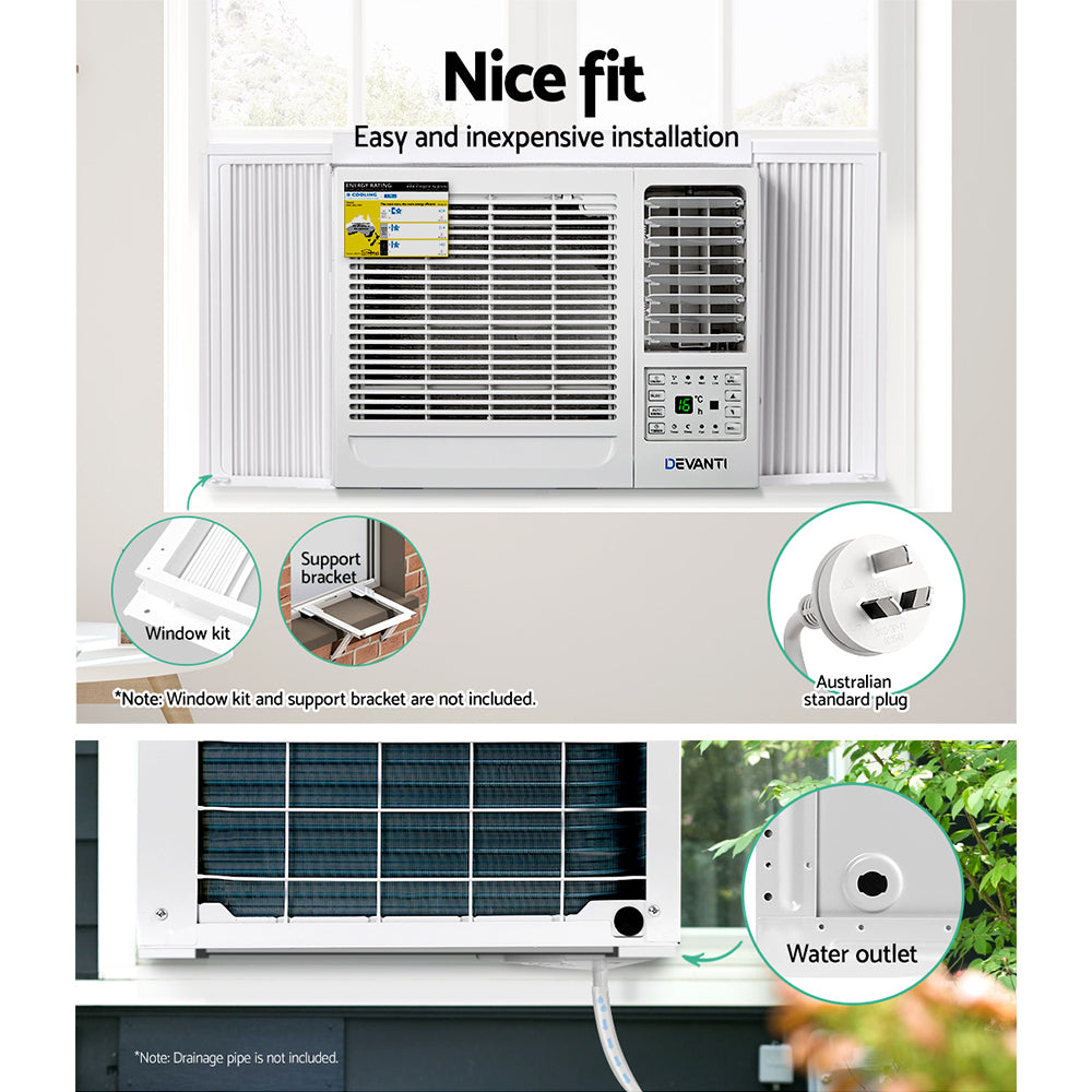 Devanti Window Air Conditioner 1.7kW-WA_Rural