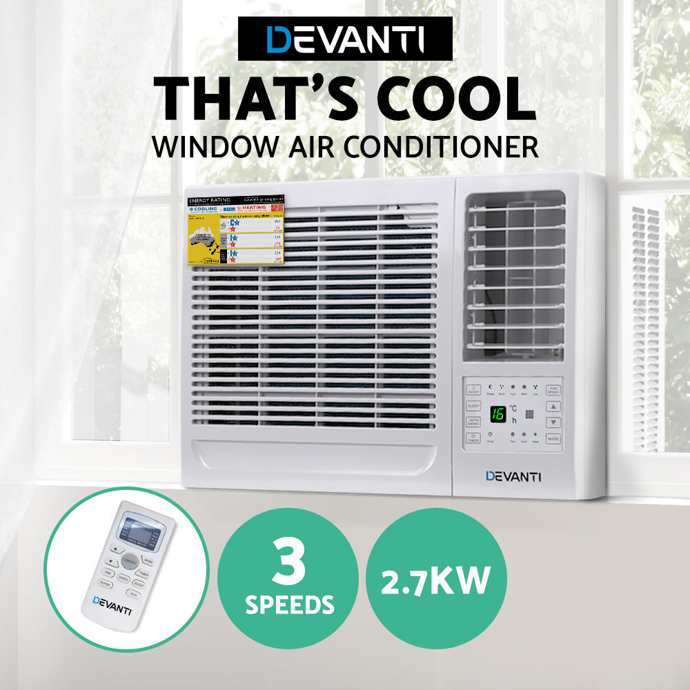 Devanti Window Air Conditioner 2.7kW-NT_Metro