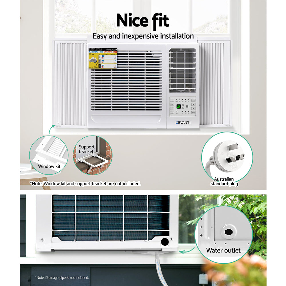 Devanti Window Air Conditioner 2.7kW-ACT