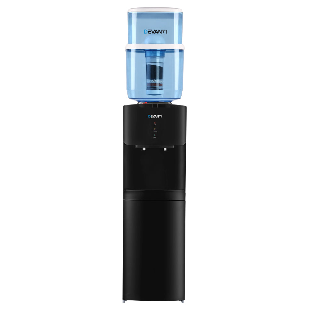 Devanti Water Cooler Dispenser Stand 22L Bottle Black