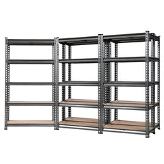 Giantz 5x1.5M Garage Shelving Warehouse Rack Pallet Racking Storage Charcoal