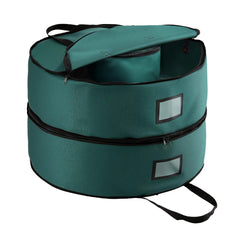 Jingle Jollys Christmas Garland Wreath Storage Bag 2-Tier Ornaments Holder 60cm