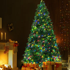 Jingle Jollys Christmas Tree 2.1m Xmas Tree Decoration 8 Light Mode Multi Colour-TAS_Rural