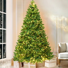 Jingle Jollys Christmas Tree 2.4m Xmas Tree Decorations 1488 LEDs-NT_Rural