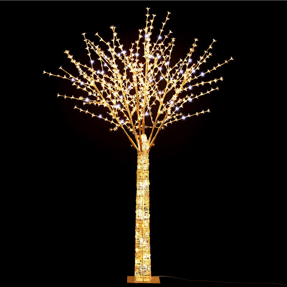 2.1M Christmas Tree 780 LED Lights Cherry Blossom Trees Jingle Jollys-WA_Rural