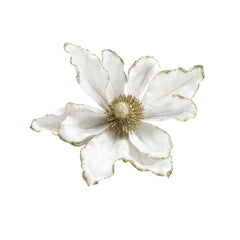 Jingle Jollys 14Pcs Christmas Tree Flower Set Xmas Garland Wreath Magnolia White